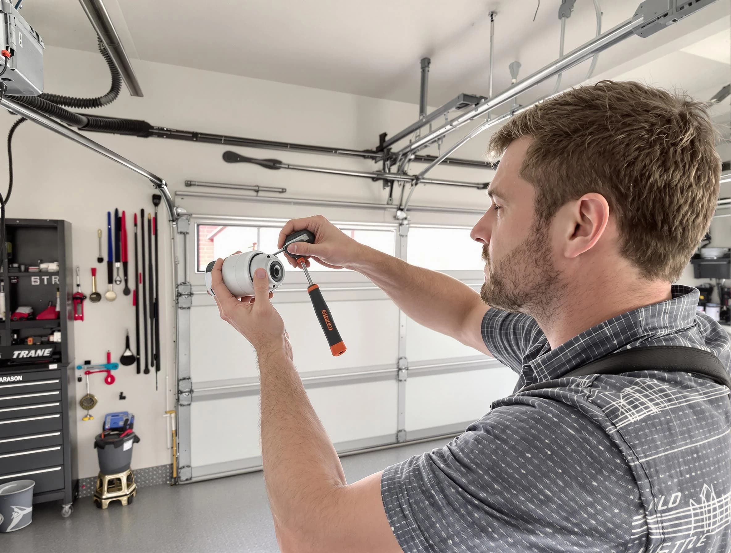 Garage door opener repair service by Union City Garage Door Repair in Union City