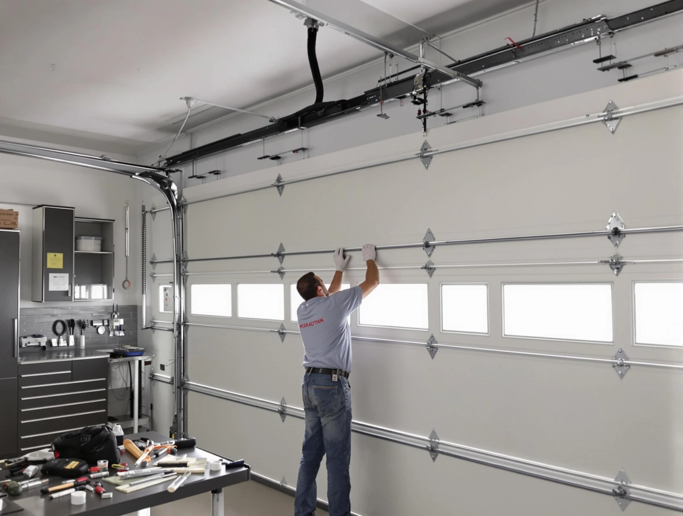 Garage Door Track Repair in Union City