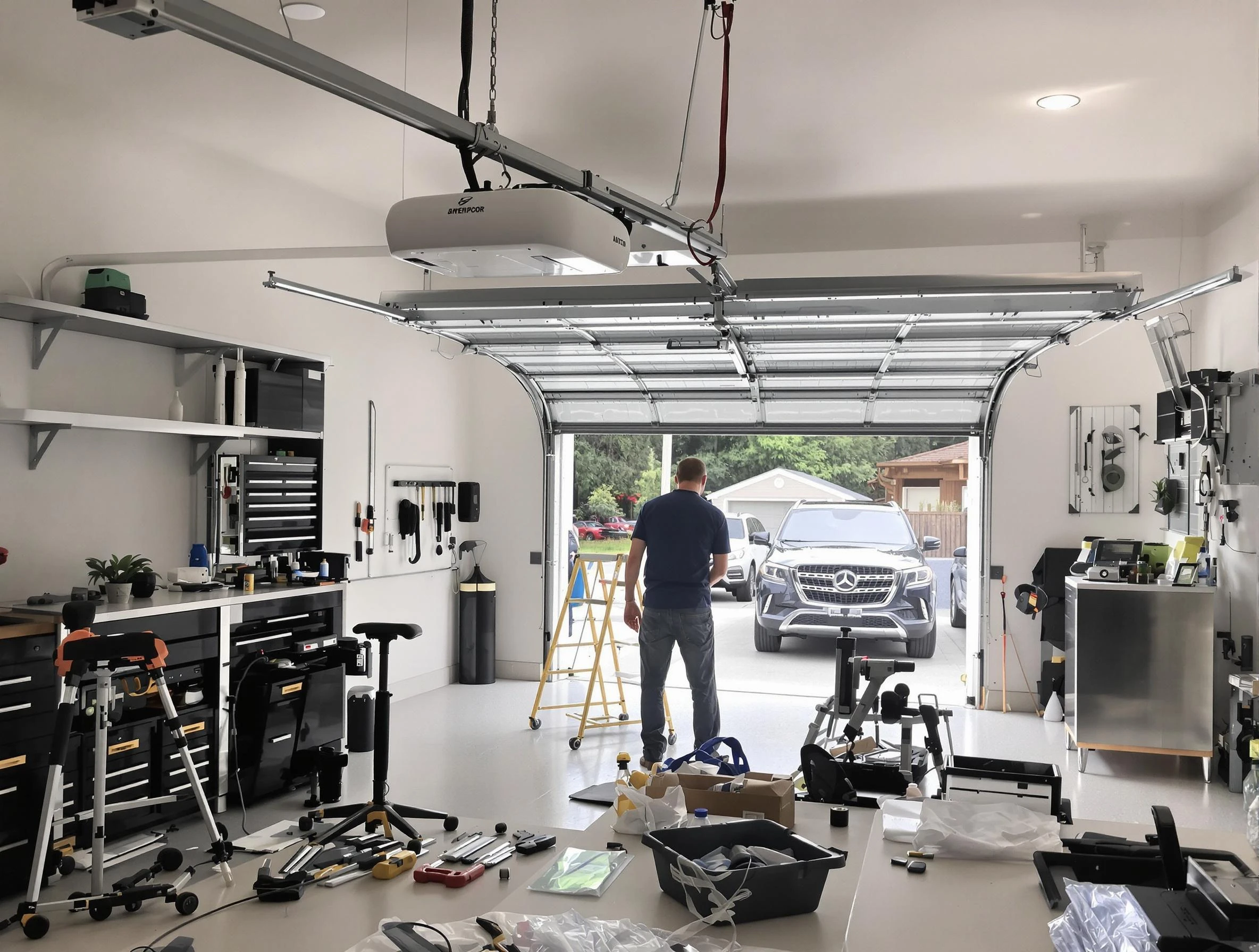Garage door opener installation by Union City Garage Door Repair in Union City